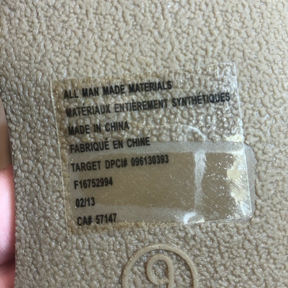 Mossimo Supply Co., metallic sandal, sz 9 - Picture 5 of 7